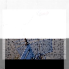 Classic Blue Rectangular Jigsaw Puzzl by DimitriosArt