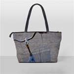 Classic Blue Classic Shoulder Handbag Back