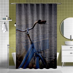 Classic Blue Shower Curtain 48  X 72  (small)  by DimitriosArt