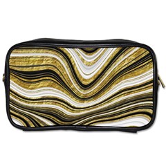 Gold Glitter Marble Background 2 Toiletries Bag (one Side) by befabulous