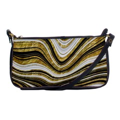 Gold Glitter Marble Background 2 Shoulder Clutch Bag