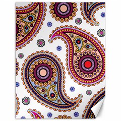 Paisley Pattern Canvas 12  X 16 