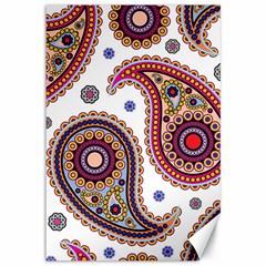 Paisley Pattern Canvas 12  X 18 