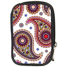 Paisley Pattern Compact Camera Leather Case by befabulous