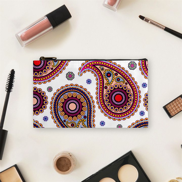 Paisley Pattern Cosmetic Bag (Small)