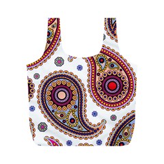 Paisley Pattern Full Print Recycle Bag (m) by befabulous