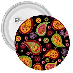 Paisley Pattern Design 3  Buttons