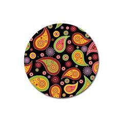 Paisley Pattern Design Magnet 3  (round) by befabulous