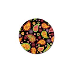 Paisley Pattern Design Golf Ball Marker (4 Pack)