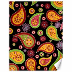 Paisley Pattern Design Canvas 12  X 16 