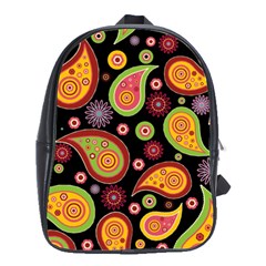 Paisley Pattern Design School Bag (large) by befabulous