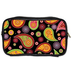 Paisley Pattern Design Toiletries Bag (two Sides) by befabulous