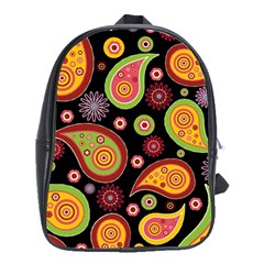 Paisley Pattern Design School Bag (xl) by befabulous