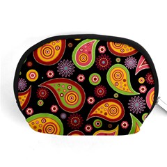 Paisley Pattern Design Accessory Pouch (medium) by befabulous