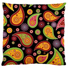 Paisley Pattern Design Standard Flano Cushion Case (two Sides) by befabulous