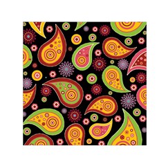 Paisley Pattern Design Small Satin Scarf (square) by befabulous