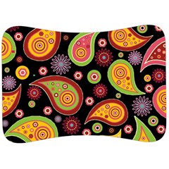 Paisley Pattern Design Velour Seat Head Rest Cushion by befabulous