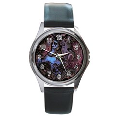 Boho Cthulu Round Metal Watch by MRNStudios