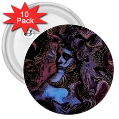 Boho Cthulu 3  Buttons (10 Pack)  by MRNStudios