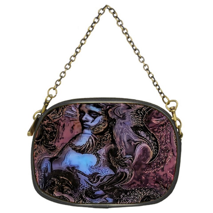 Boho Cthulu Chain Purse (One Side)