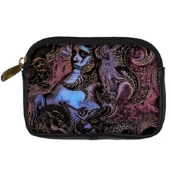 Boho Cthulu Digital Camera Leather Case by MRNStudios