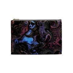 Boho Cthulu Cosmetic Bag (medium) by MRNStudios