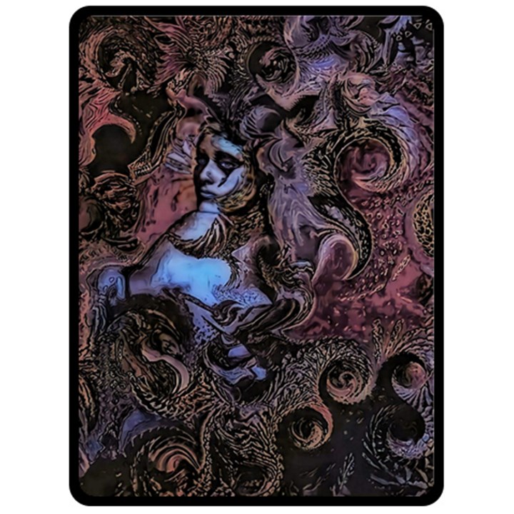 Boho Cthulu Fleece Blanket (Large) 