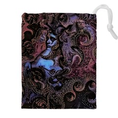 Boho Cthulu Drawstring Pouch (5xl) by MRNStudios