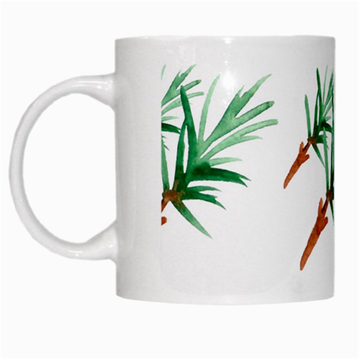 Nature White Mugs