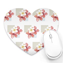 Floral Heart Mousepads by Sparkle