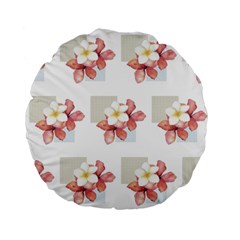 Floral Standard 15  Premium Round Cushions by Sparkle