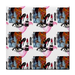 Fashion Faces Tile Coaster by Sparkle