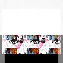 Fashion Faces Rectangular Jigsaw Puzzl by Sparkle