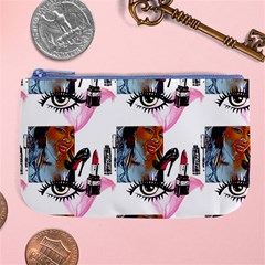 Fashion Faces Large Coin Purse