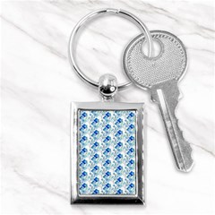 Flowers Pattern Key Chain (rectangle) by Sparkle