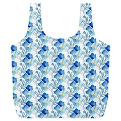 Flowers Pattern Full Print Recycle Bag (xxxl) by Sparkle