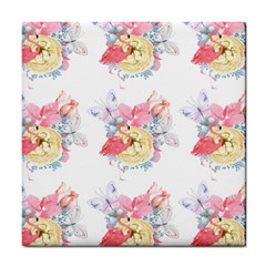 Flamingos Tile Coaster