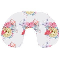 Flamingos Travel Neck Pillow by Sparkle