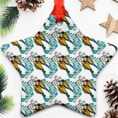 Nature Birds Star Ornament (two Sides) by Sparkle