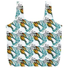 Nature Birds Full Print Recycle Bag (xl) by Sparkle