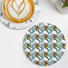 Nature Birds Uv Print Round Tile Coaster by Sparkle