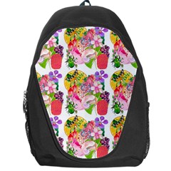 Flowers Pattern Backpack Bag by Sparkle