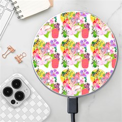 Flowers Pattern Wireless Charger