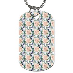 Flowers Pattern Dog Tag (one Side) by Sparkle