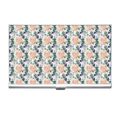 Flowers Pattern Business Card Holder by Sparkle