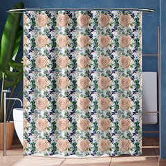 Flowers Pattern Shower Curtain 60  X 72  (medium) 