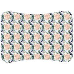 Flowers Pattern Velour Seat Head Rest Cushion by Sparkle