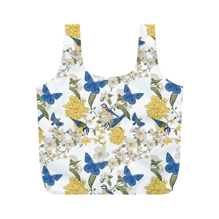 Birds Full Print Recycle Bag (M)