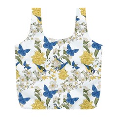 Birds Full Print Recycle Bag (l) by Sparkle