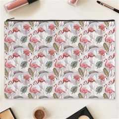 Flamingos Cosmetic Bag (xxxl) by Sparkle